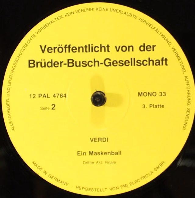 Not On Label 12 Pal 4779/84 - Giuseppe Verdi, Fritz Busch, Loren - Image 6