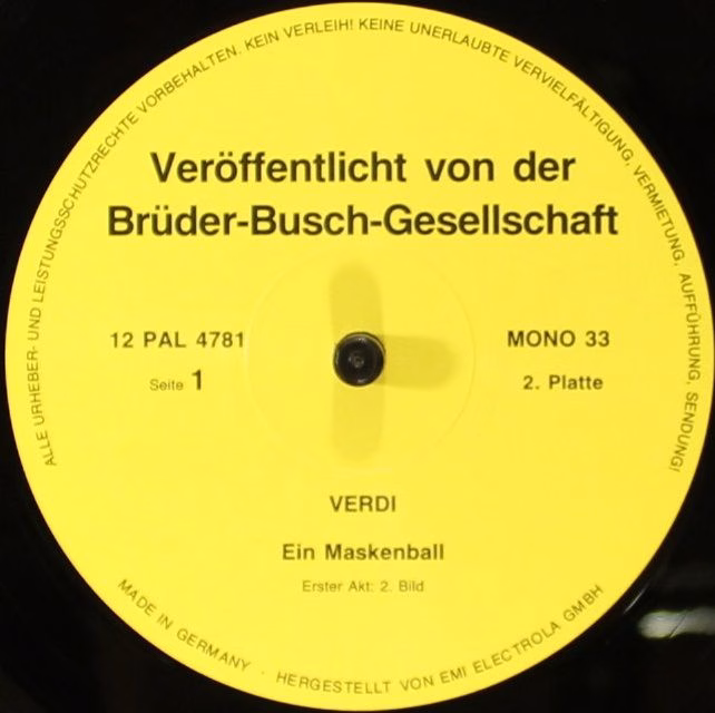 Not On Label 12 Pal 4779/84 - Giuseppe Verdi, Fritz Busch, Loren - Image 7