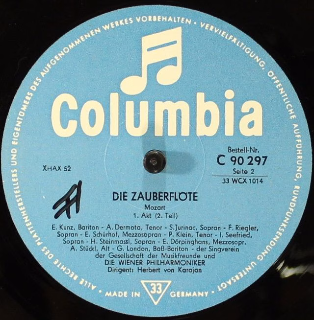 Columbia C 90 296 / 98 - Wolfgang Amadeus Mozart, Herbert Von Ka - Image 6