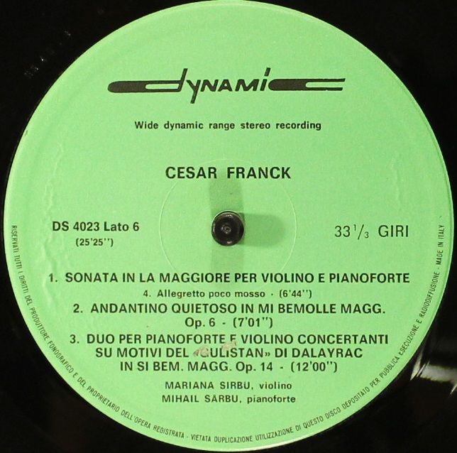 Dynamic (4) DS 4021 - 4022 - 4023 - César Franck - Opera Integra - Image 6