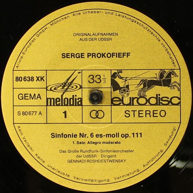 Eurodisc 80640XK - Sergei Prokofiev - Die Sinfonien 1-7 - Image 5