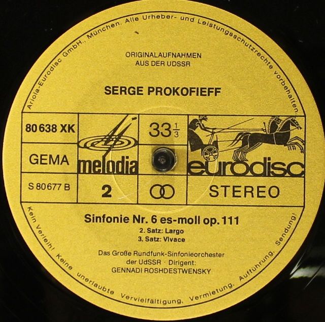 Eurodisc 80640XK - Sergei Prokofiev - Die Sinfonien 1-7 - Image 6