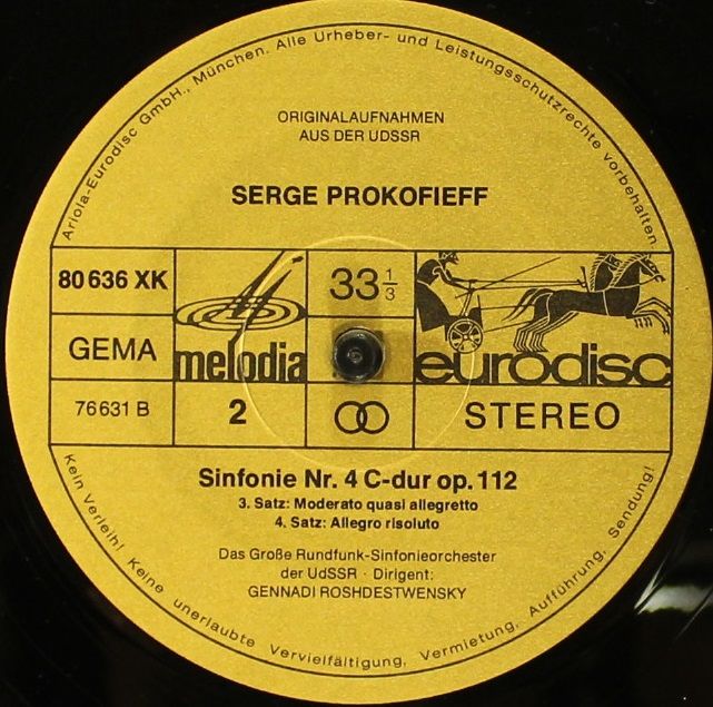 Eurodisc 80640XK - Sergei Prokofiev - Die Sinfonien 1-7 - Image 10