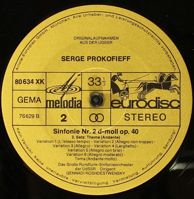 Eurodisc 80640XK - Sergei Prokofiev - Die Sinfonien 1-7 - Image 12