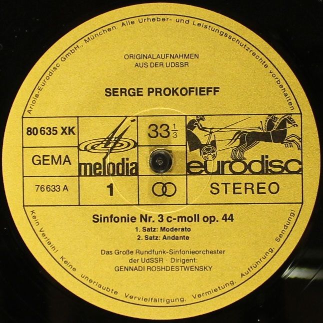 Eurodisc 80640XK - Sergei Prokofiev - Die Sinfonien 1-7 - Image 13