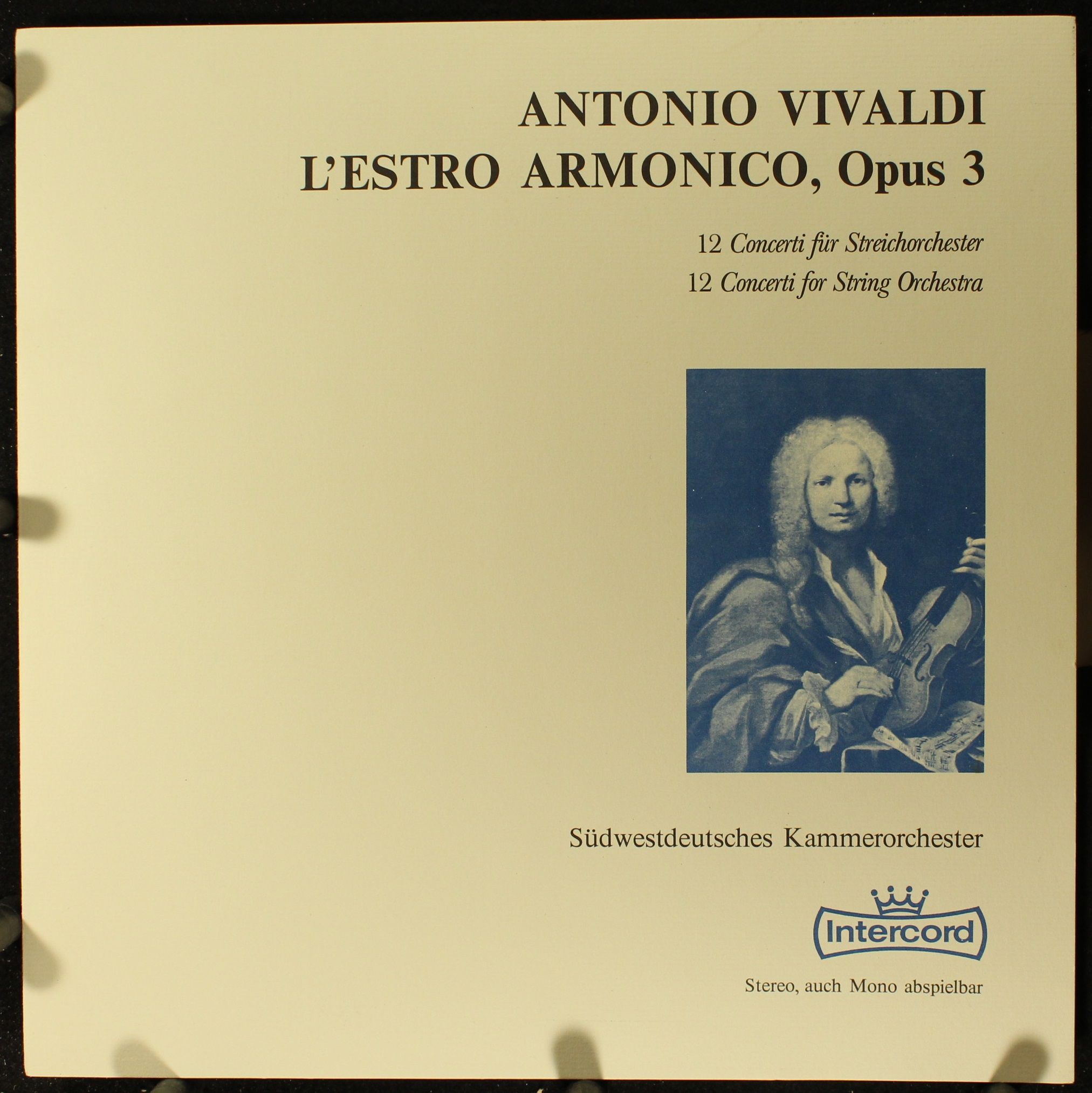 Intercord 29 987 - Antonio Vivaldi, Südwestdeutsches Kammerorche - Image 3