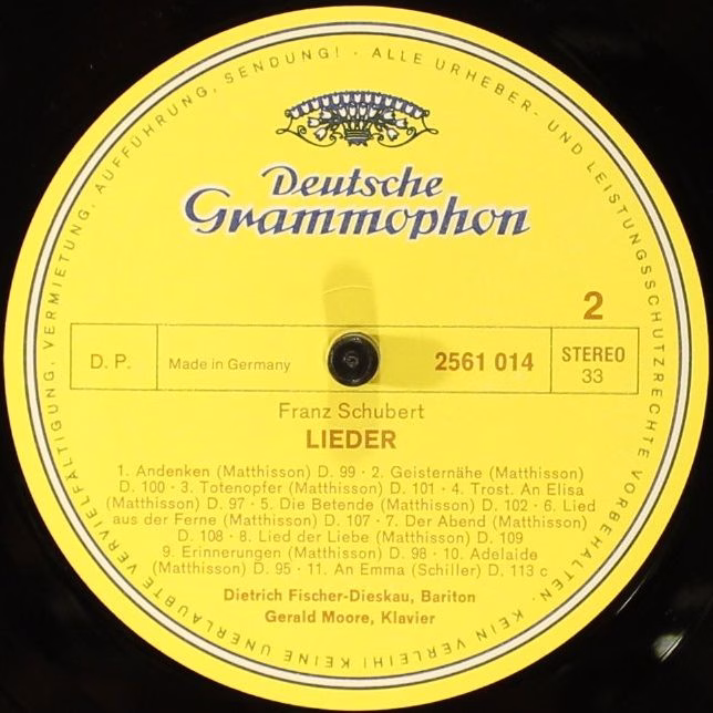 Deutsche Grammophon 2720 022 - Franz Schubert, Dietrich Fischer- - Image 11
