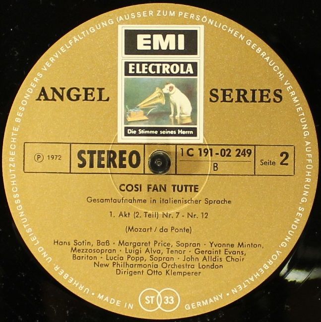 His Master's Voice 1 C 191-02249 / 52 - Wolfgang Amadeus Mozart, - Image 11