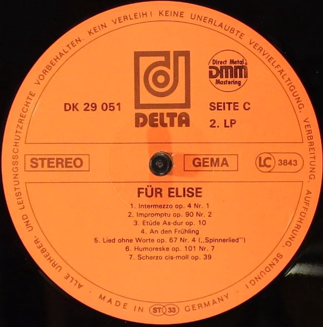Delta (18) DK 29 051 - Various - Für Elise (Die Schönsten Romant - Image 5
