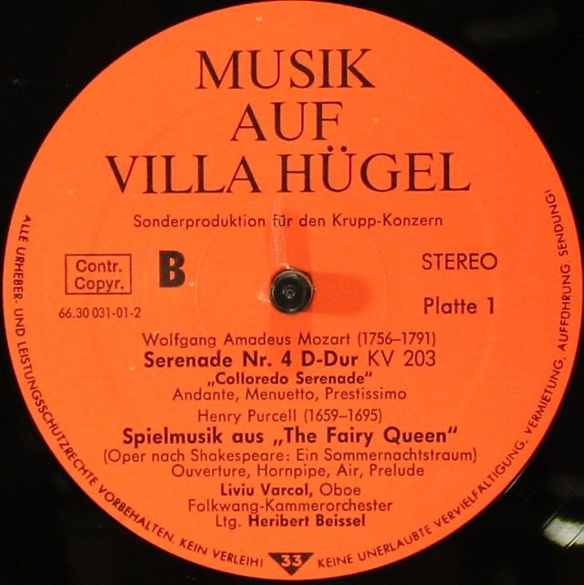 Musik auf Villa Hügel 66.30031 - Wolfgang Amadeus Mozart, Henry - Image 7