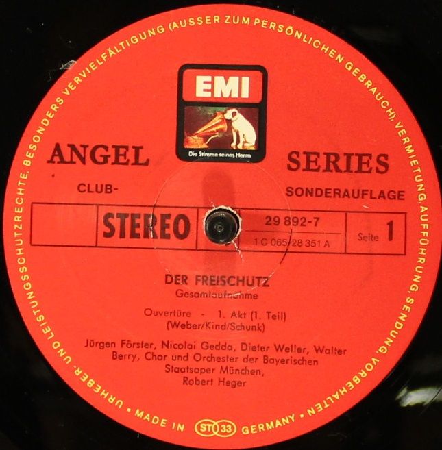 Die Stimme Seines Herrn 29 892-7 - Carl Maria Von Weber, Birgit - Image 9