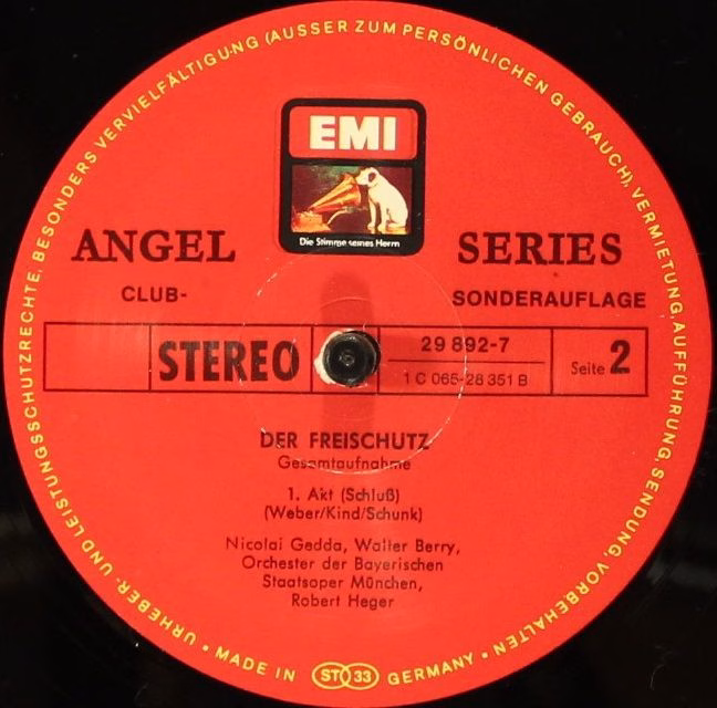 Die Stimme Seines Herrn 29 892-7 - Carl Maria Von Weber, Birgit - Image 10