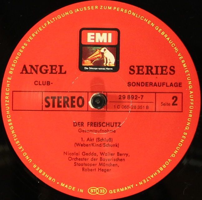 Die Stimme Seines Herrn 29 892-7 - Carl Maria Von Weber, Birgit - Image 10