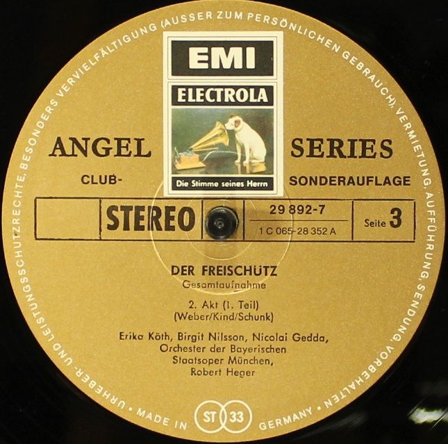 Die Stimme Seines Herrn 29 892-7 - Carl Maria Von Weber, Birgit - Image 6