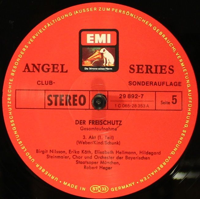 Die Stimme Seines Herrn 29 892-7 - Carl Maria Von Weber, Birgit - Image 7