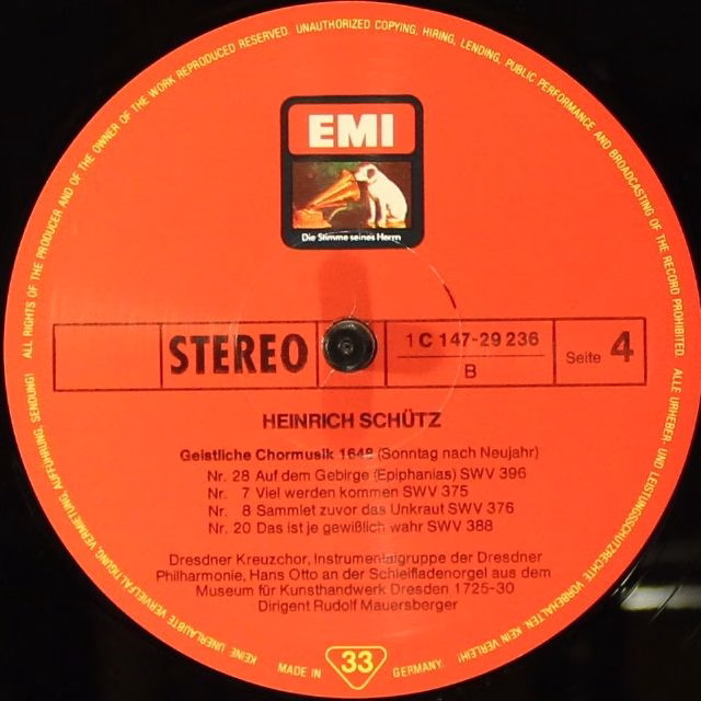 Dacapo 1C 147-29 235/7 - Heinrich Schütz, Dresdner Kreuzchor, Dr - Image 9