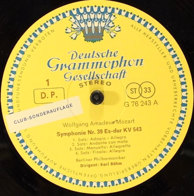 Deutsche Grammophon G 76 243 A - Karl Böhm, Berliner Philharmoni - Image 3