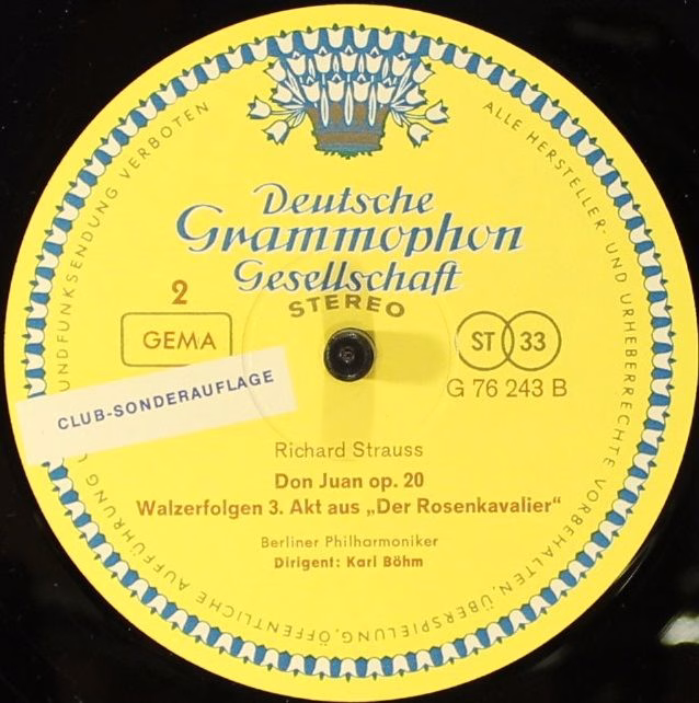 Deutsche Grammophon G 76 243 A - Karl Böhm, Berliner Philharmoni - Image 4