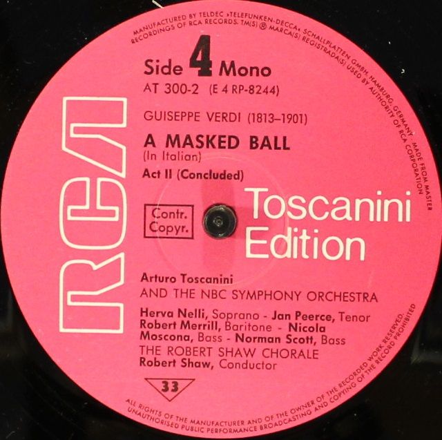 RCA Red Seal AT 300 / 1-3 - Giuseppe Verdi, Arturo Toscanini, NB - Image 11