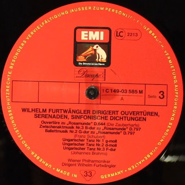 His Master's Voice 1C 149-03 584/86 M - Wilhelm Furtwängler, Wie - Image 10