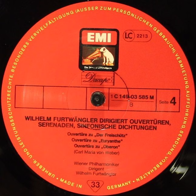 His Master's Voice 1C 149-03 584/86 M - Wilhelm Furtwängler, Wie - Image 5