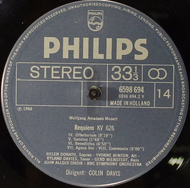 Philips 29 664-0 - Wolfgang Amadeus Mozart - Geistliche Musik - Image 18