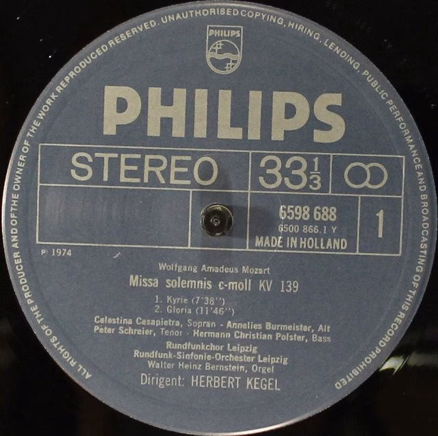 Philips 29 664-0 - Wolfgang Amadeus Mozart - Geistliche Musik - Image 5