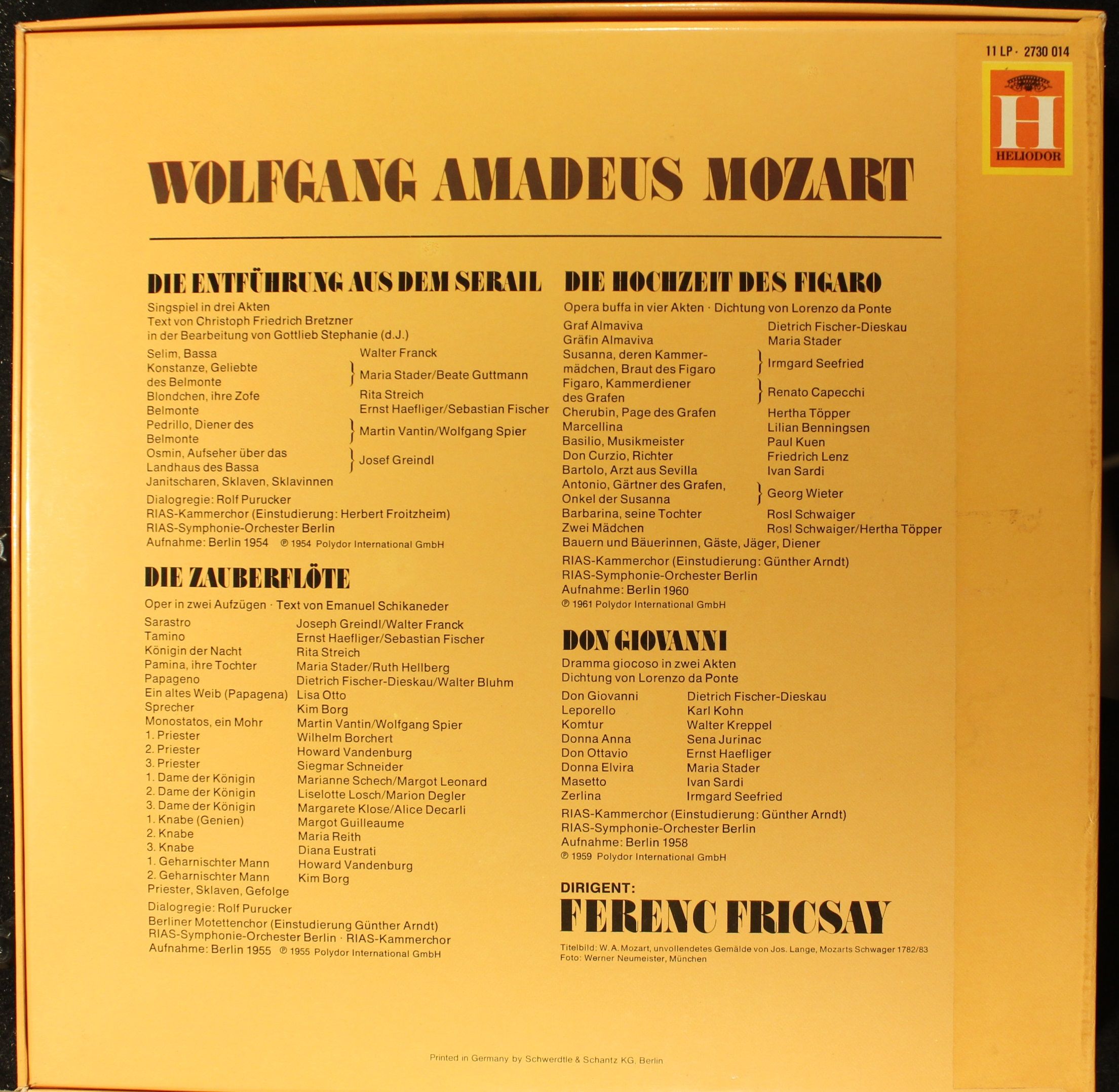 Heliodor Bibliothek 2730 014 - Wolfgang Amadeus Mozart, Ferenc F - Image 2