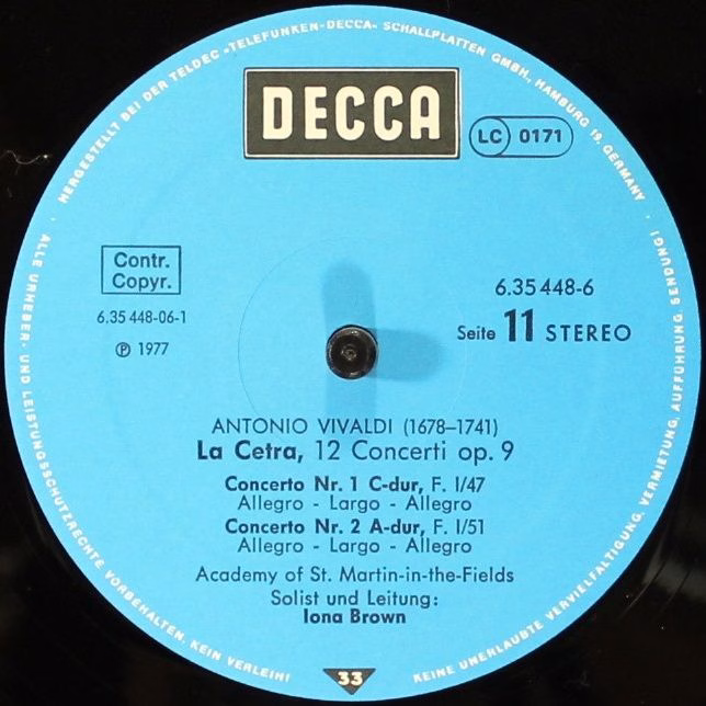 DECCA 6.35448 - Antonio Vivaldi, The Academy Of St. Martin-in-th - Image 15