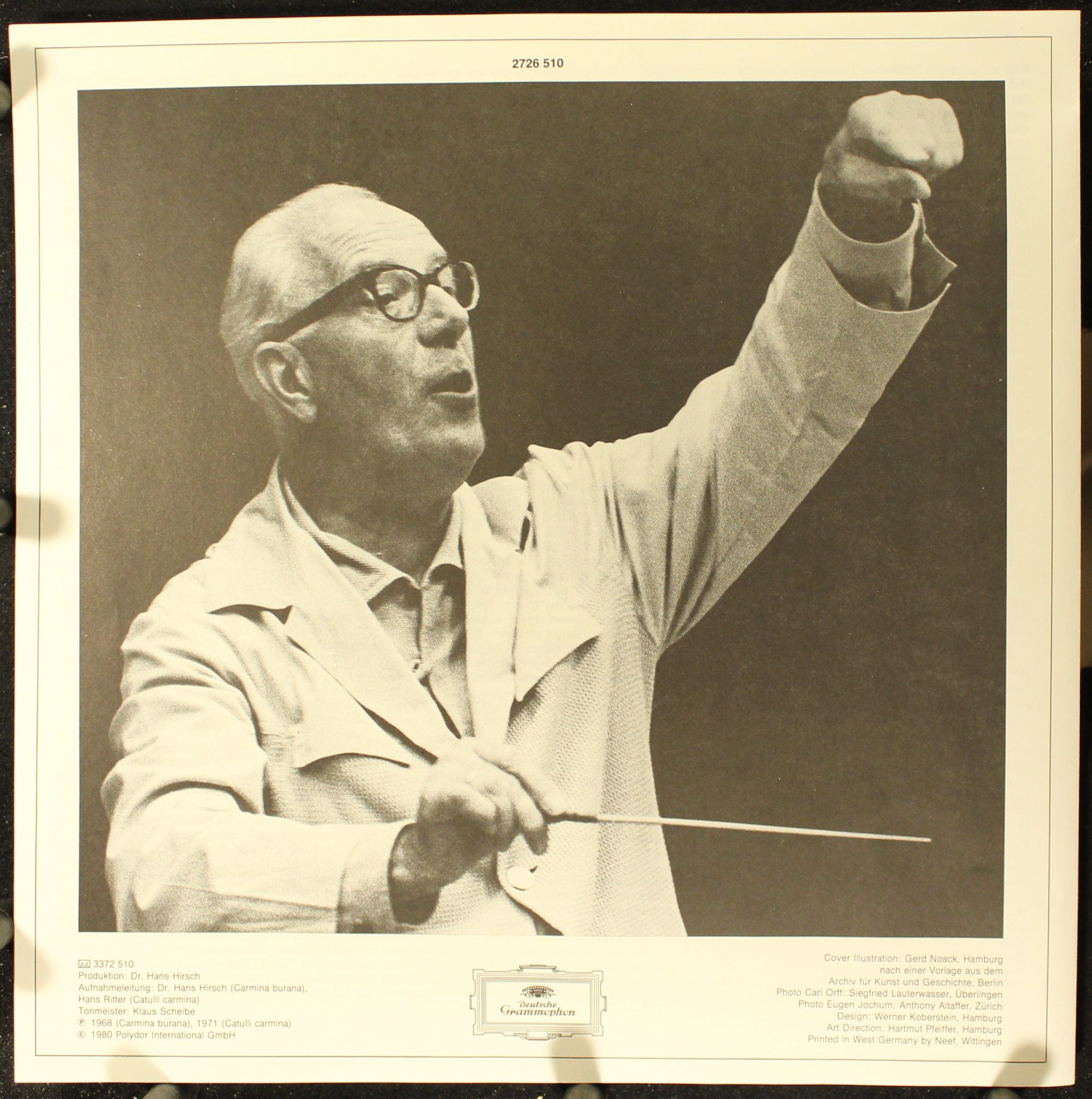 Deutsche Grammophon 2726 510 - Carl Orff, Gundula Janowitz, Gerh - Image 3