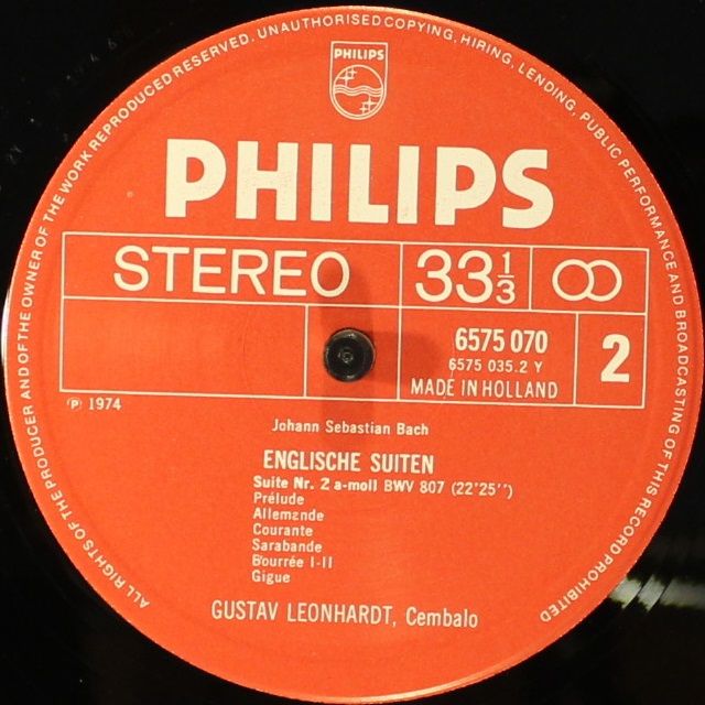 Philips 6709 500 - Johann Sebastian Bach, Gustav Leonhardt - Die - Image 16