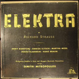Cetra 1209 - Richard Strauss, Dimitri Mitropoulos - Elektra