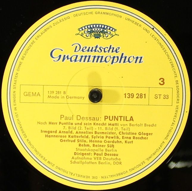Deutsche Grammophon 139 280~81 SLPM - Paul Dessau, Bertolt Brech - Image 6
