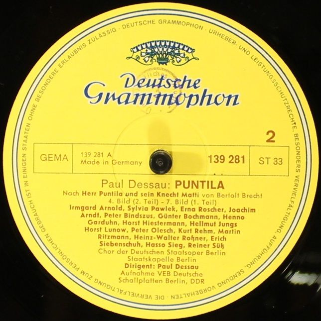 Deutsche Grammophon 139 280~81 SLPM - Paul Dessau, Bertolt Brech - Image 5