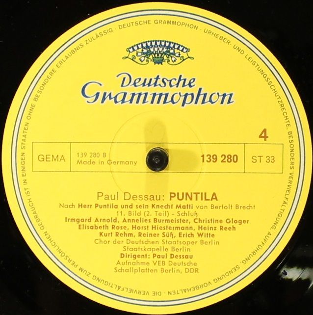 Deutsche Grammophon 139 280~81 SLPM - Paul Dessau, Bertolt Brech - Image 7