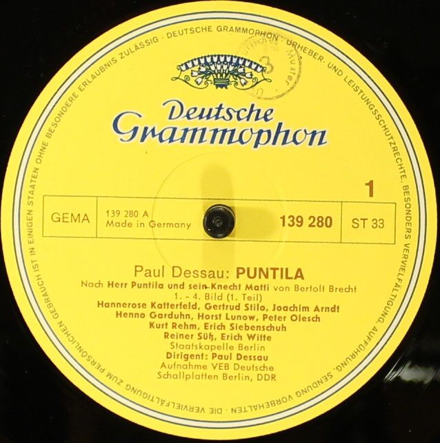 Deutsche Grammophon 139 280~81 SLPM - Paul Dessau, Bertolt Brech - Image 4
