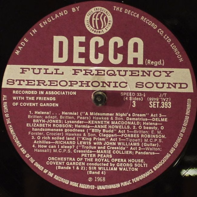 DECCA SET 392-3 - Various - Royal Opera House, Covent Garden - C - Image 7