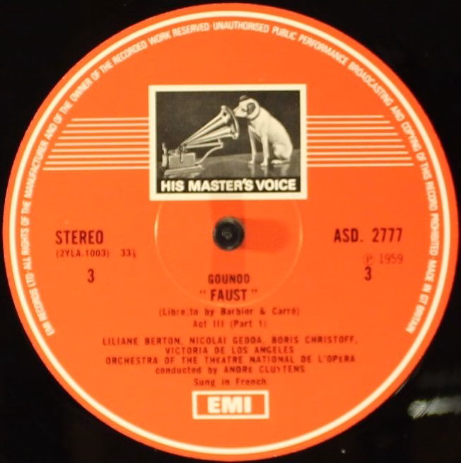 His Master's Voice SLS 816 - Charles Gounod, Victoria De Los Ang - Image 5