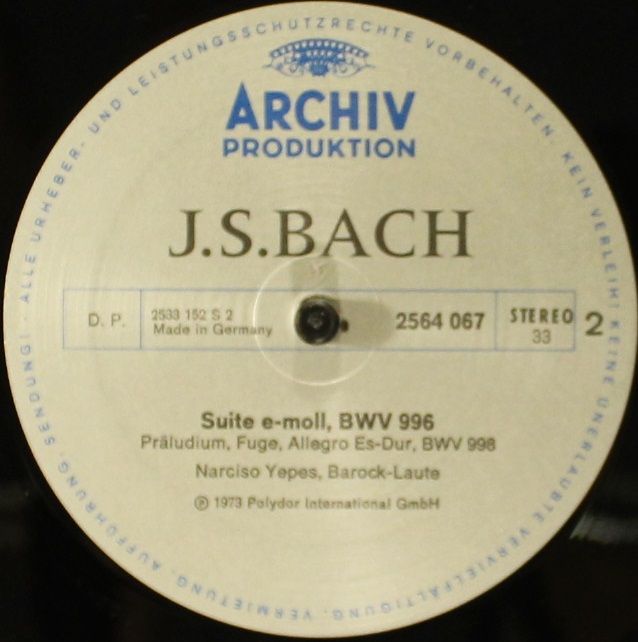 Archiv Produktion 2722 012 - Johann Sebastian Bach - Kammermusik - Image 7