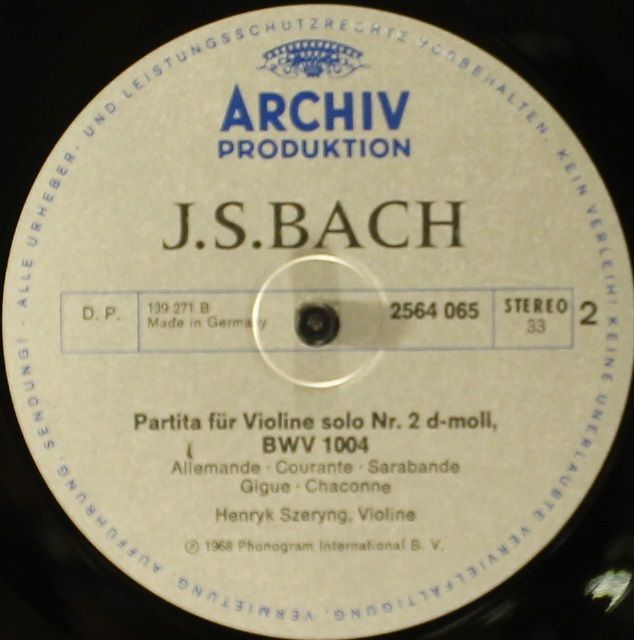 Archiv Produktion 2722 012 - Johann Sebastian Bach - Kammermusik - Image 11