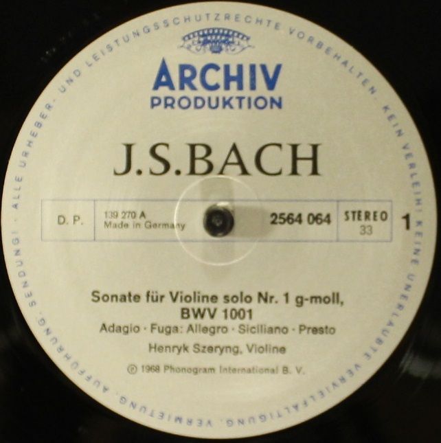 Archiv Produktion 2722 012 - Johann Sebastian Bach - Kammermusik - Image 14