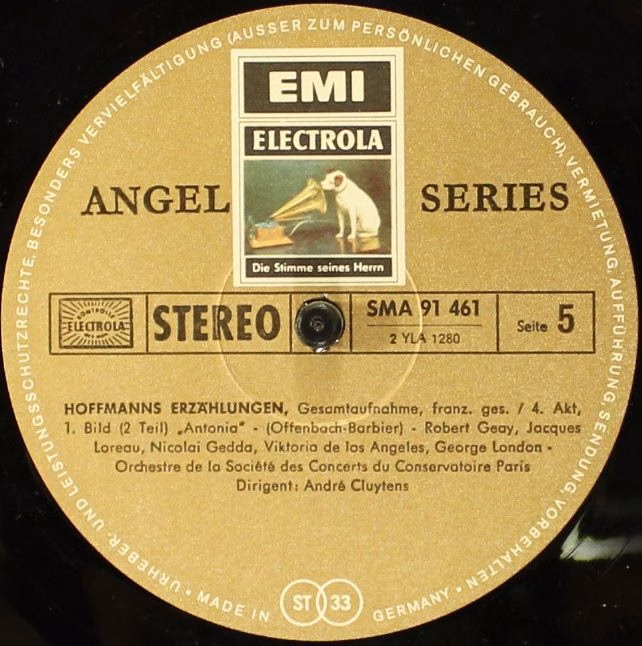 EMI Electrola SMA 91 459/60/61 - Jacques Offenbach, André Cluyte - Image 5