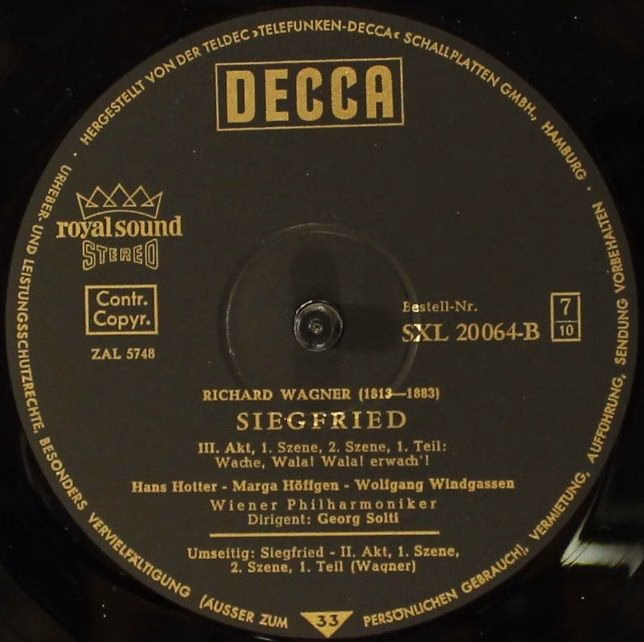DECCA SXL 20061/65 - B - Richard Wagner, Wiener Philharmoniker, - Image 14