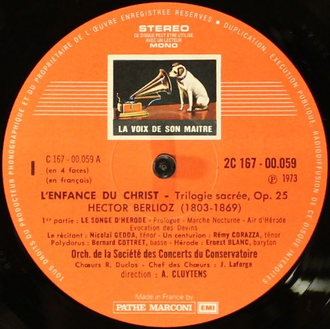 La Voix De Son Maître 2C 167-00.059/60 - Hector Berlioz, Victori - Image 5