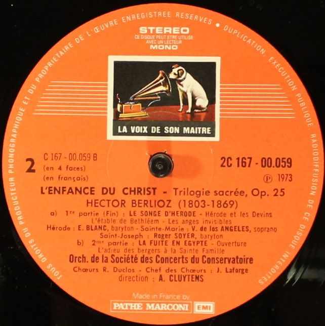 La Voix De Son Maître 2C 167-00.059/60 - Hector Berlioz, Victori - Image 6