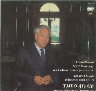 Eterna 7 29 203 - Frank Martin (3), Antonín Dvořák, Theo Adam, D