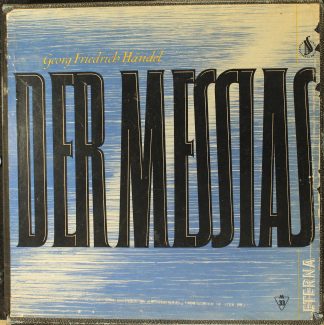 Eterna 820051-54 - Georg Friedrich Händel - Der Messias