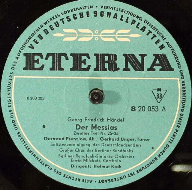 Eterna 820051-54 - Georg Friedrich Händel - Der Messias - Image 6