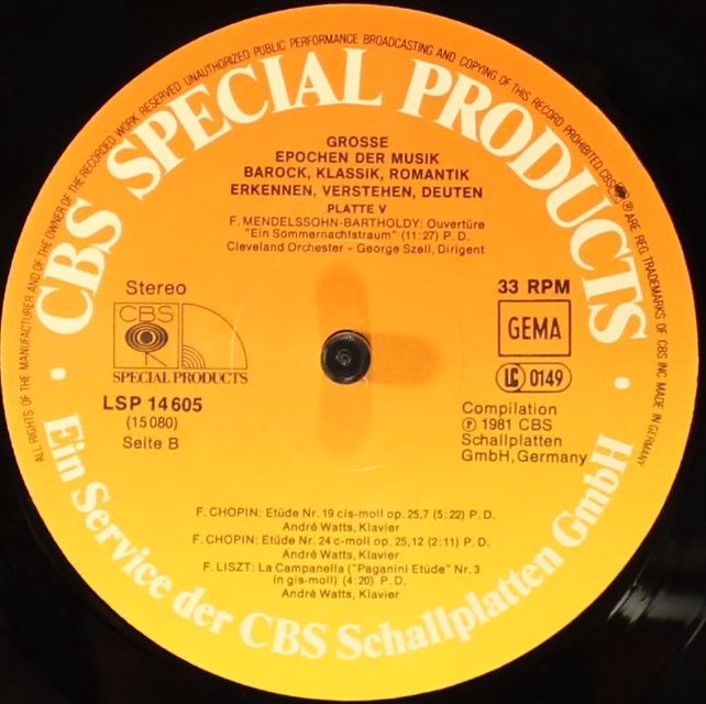 CBS Special Products LSP 14605 - Siegfried Borris - Große Epoche - Image 3