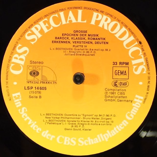 CBS Special Products LSP 14605 - Siegfried Borris - Große Epoche - Image 10